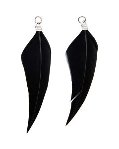 RICO Korutarvike höyhen 2 kpl musta