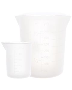 RICO silikonimittakupit 2 kpl 100 ml ja 350 ml, epoksihartsi resin