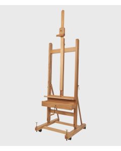 T Mabef M05 ateljeeteline, kampi, renkaat,, suurille maalauksille