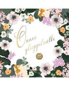 2-osainen neliökortti Johanna Ilander - Onnea ylioppilaalle