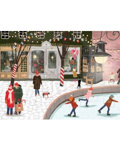 Joulukalenteri A4 Johanna Ilander - Ikkunaostoksilla