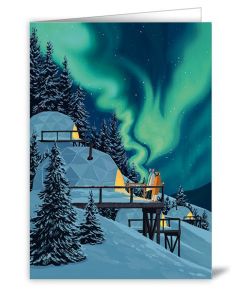 2-osainen joulukortti Quire - Revontuket