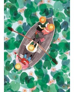 Postikortti Polka Paper - Vene ja lumpeet