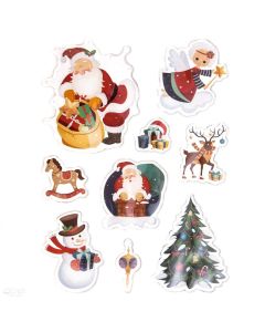 DPC tarra-arkki 9 kpl geeli Joulu