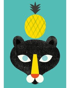 Postikortti Polka Paper - Ananas