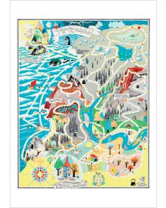 Postikortti Muumi - Muumipeli