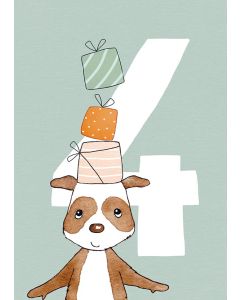 2-osainen kortti Henna Adel - 4 v. ikävuosikortti