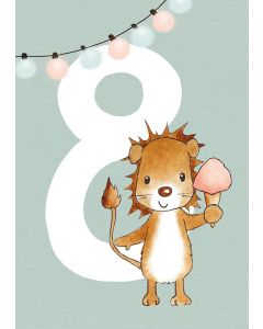 2-osainen kortti Henna Adel - 8 v. ikävuosikortti