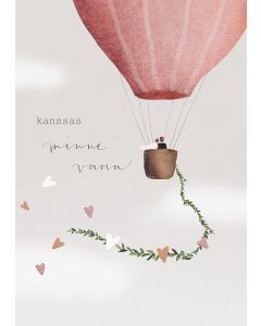 2-osainen kortti Henna Adel - Kanssas minne vaan