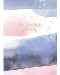 2-osainen kortti Putinki Design - Usva, Du är Viktig