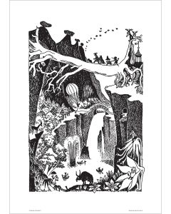 Juliste Putinki Muumi 50x70cm - Muumipapan urotyöt