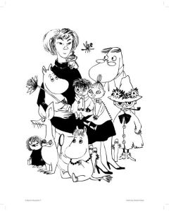 Juliste Putinki Muumi 24x30cm - Tove ja hahmot