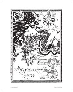 Juliste Putinki Muumi 50x70cm rullattu - Kartta FI