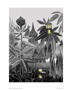 Juliste Putinki Muumi 50x70cm - Nyytin talo