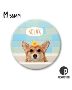 Magneetti M Pickmotion - Koira kylpyammeessa, Relax