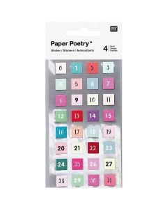 Tarrasetti Paper Poetry - Bujo Numbers
