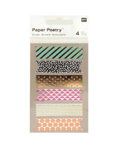 Tarrasetti Paper Poetry - Metallic Tapes