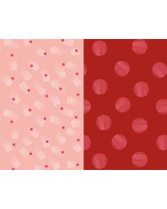 Lahjapaperirulla Putinki Moments - Vaaleanpunainen/Punainen