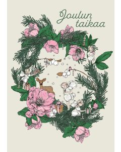 2-osainen joulukortti Nuppu Print Company - "Joulun taikaa", Joulusatu
