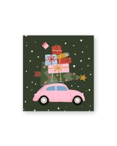 Pakettikortti joulu Putinki Sandberg - Auto