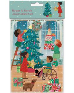 Joulukalenterikortti Roger la Borde - Joulujuhlat
