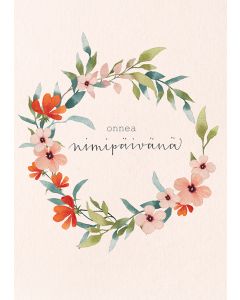 2-osainen kortti Henna Adel - Onnea nimipäivänä