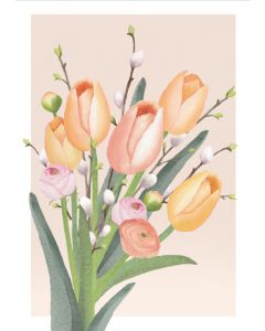 Postikortti Henna Adel - Tulppaanikimppu