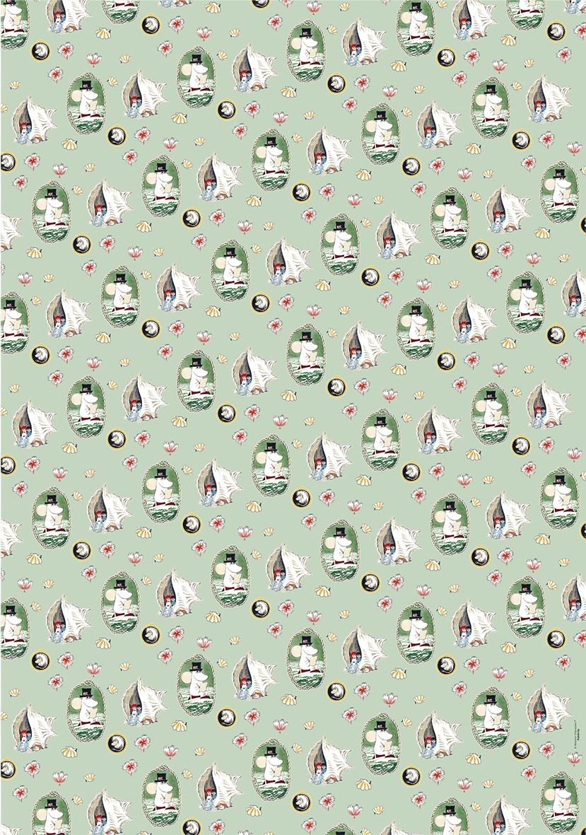 Lahjapaperirulla Putinki Muumi - Kiiltokuva