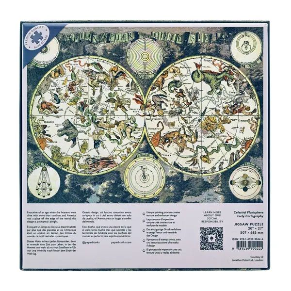 Palapeli 1000 palaa Paperblanks - Celestial Planisphere