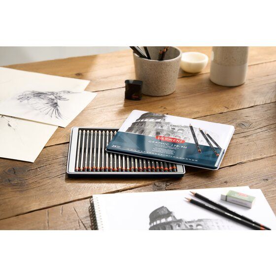 Derwent Graphic 24 9B-9H, lyijykynälajitelma