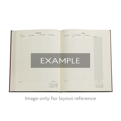 Lukuvuosikalenteri Maxi 2027 Paperblanks- Emerald Flower