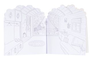 Värityskirja tarroilla - Explorer