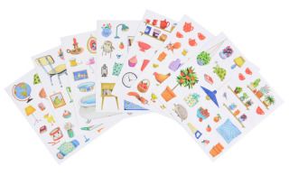 Värityskirja tarroilla - Explorer