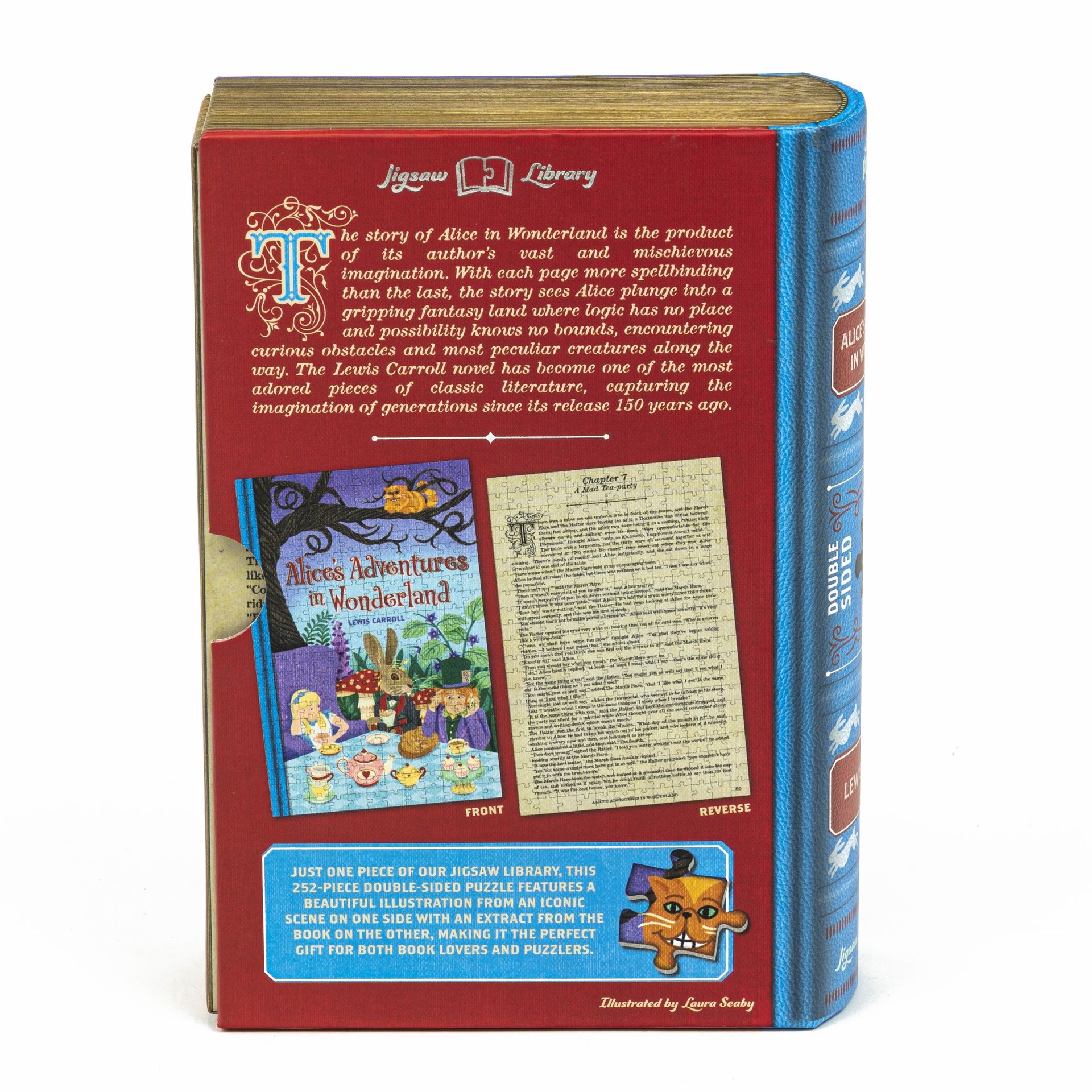 Palapeli 252 palaa Professor Puzzle - Alice in Wonderland