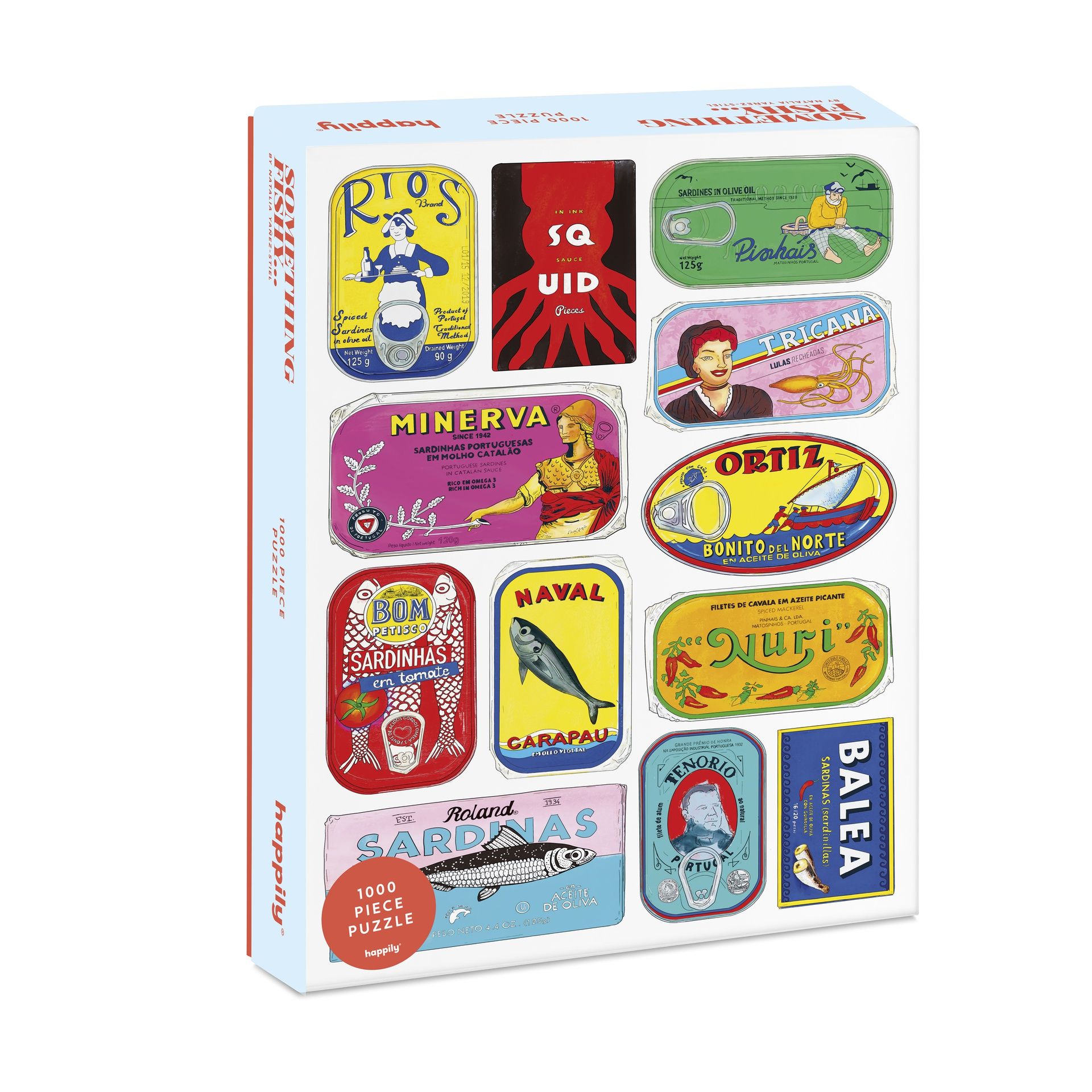 Palapeli 1000 palaa Happily Puzzles - Something Fishy