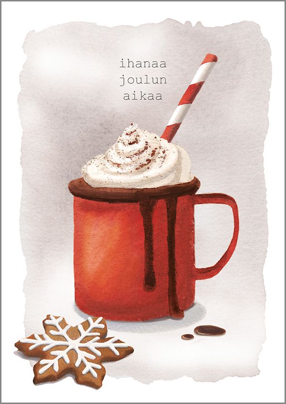Joulukortti Henna Adel - Kaakaomuki