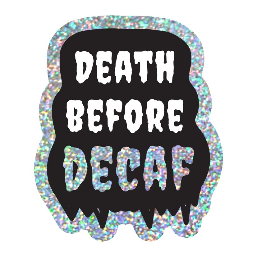 Vinyylitarra Putinki Design - Death before decaf