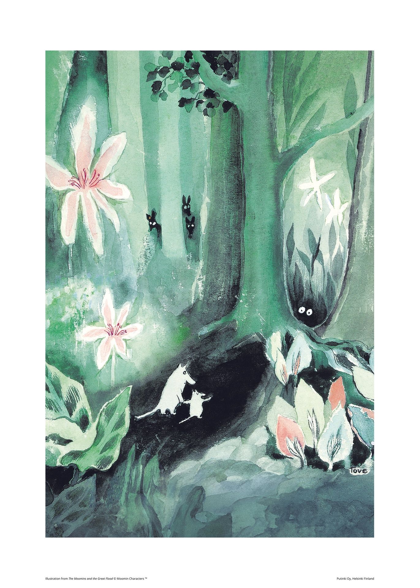 Juliste Putinki Muumi 50x70cm - Suuri tuhotulva