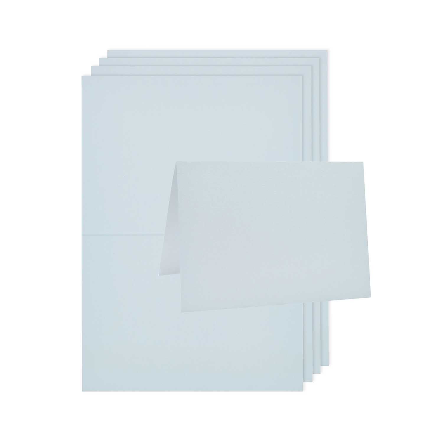 2-osaiset kortit 5kp C6 Paper Poetry - Light Blue