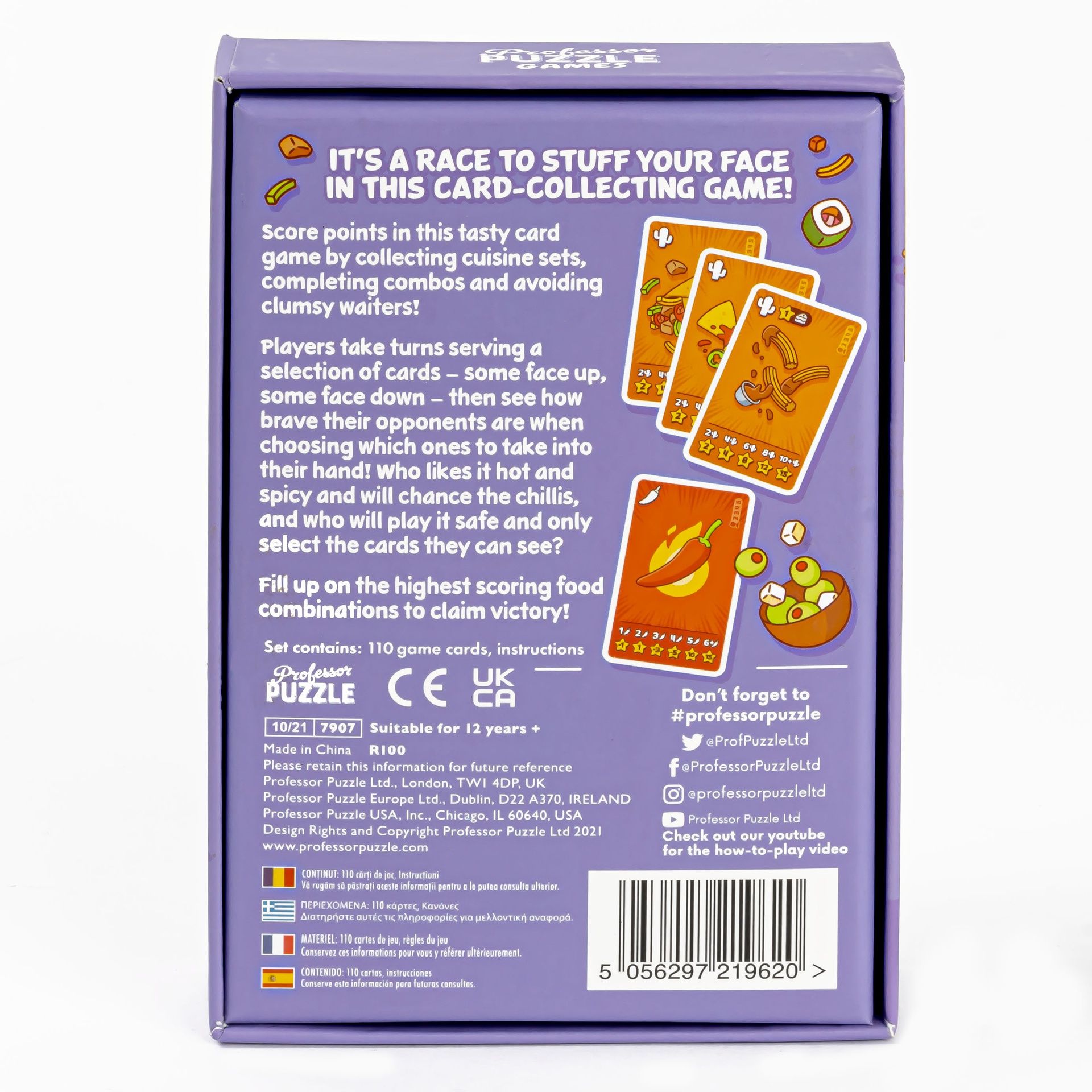 Korttipeli Professor Puzzle - All you can eat