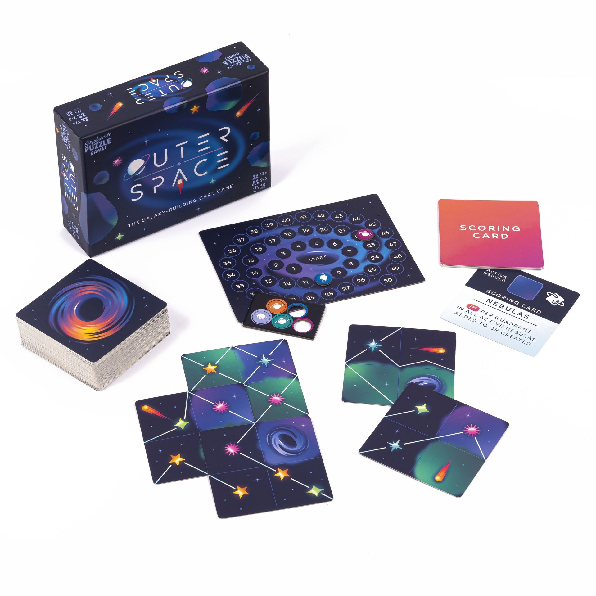 Korttipeli Professor Puzzle - Outer Space