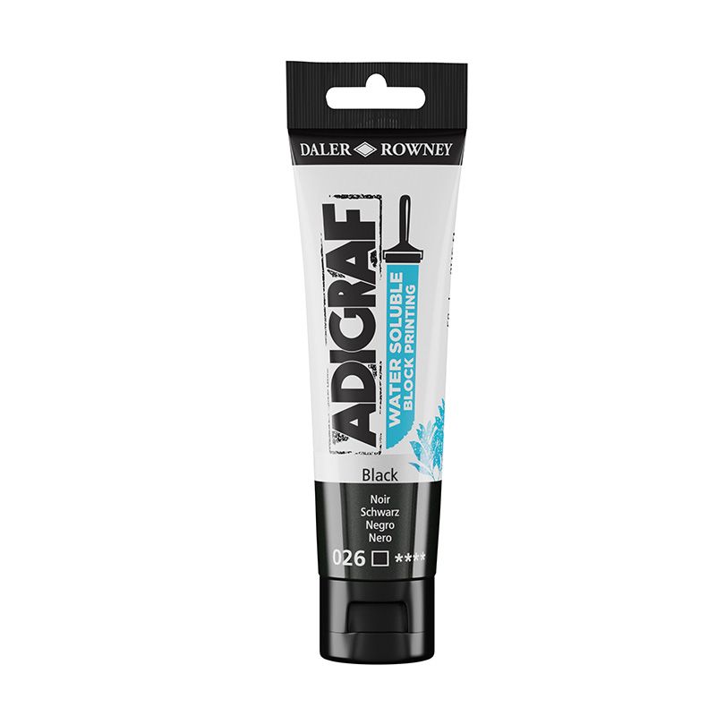 Adigraf Water Soluble Block print 59 ml Black