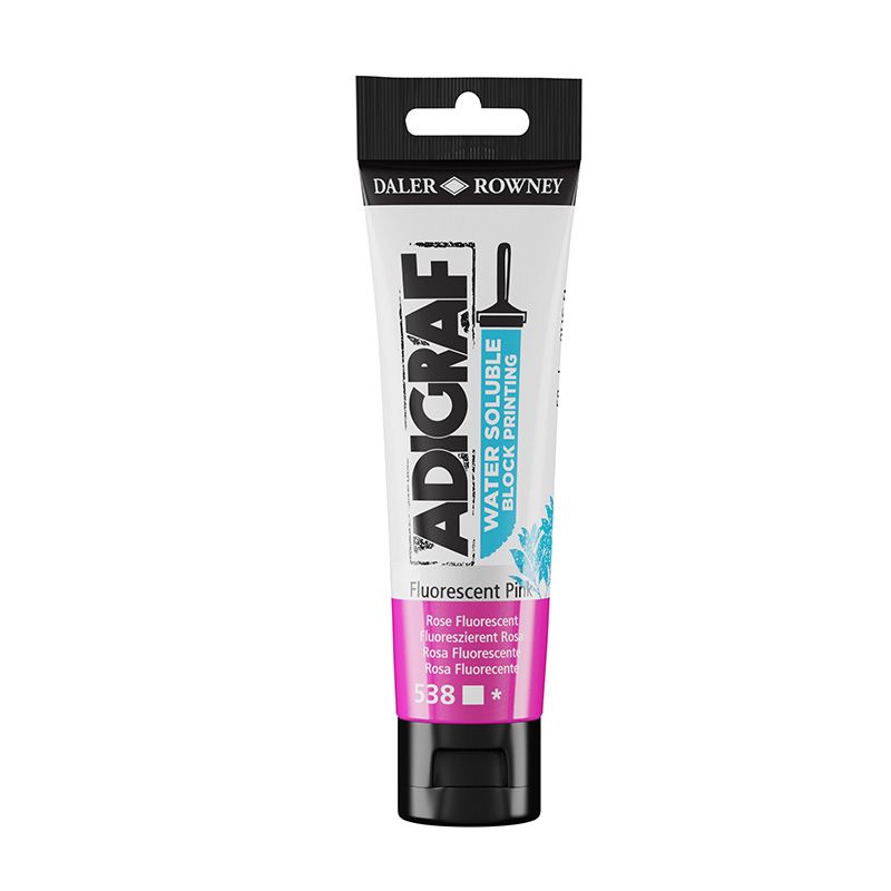 Adigraf Water Soluble Block print 59 ml Fluor Pink