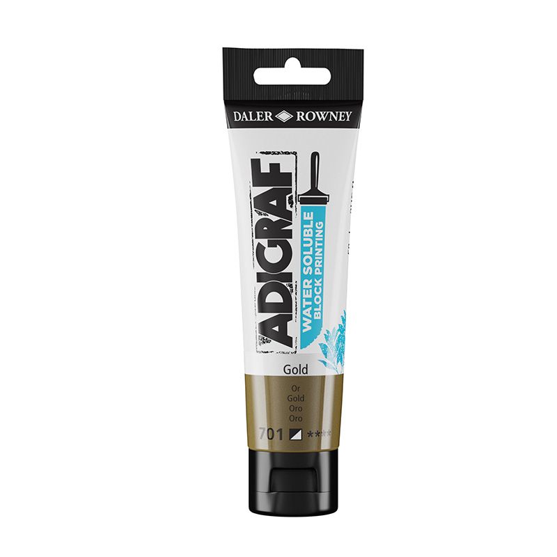 Adigraf Water Soluble Block print 59 ml Gold