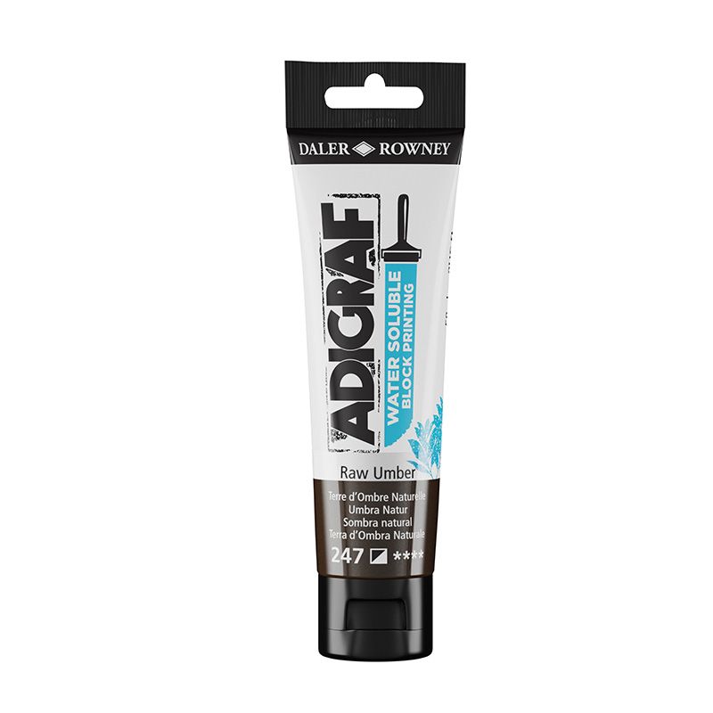 Adigraf Water Soluble Block print 59 ml Raw Umber