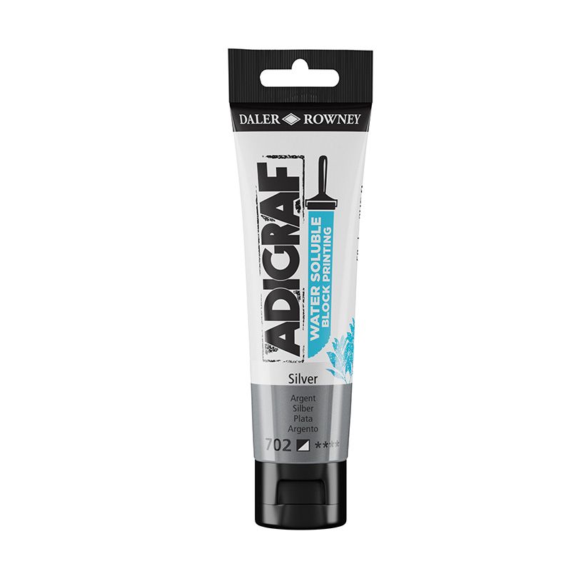 Adigraf Water Soluble Block print 59 ml Silver