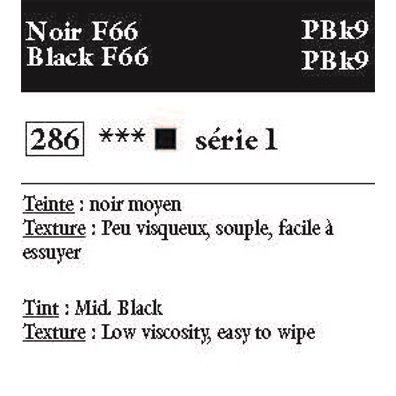 CBN Aqua Wash 286 Black F66 (1), 60ml vesiliukoinen syväpainoväri