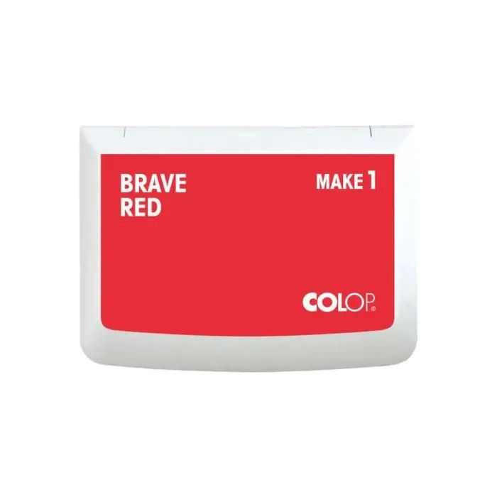CP MAKE 1 leimasinvärityyny Brave red 50x90 mm