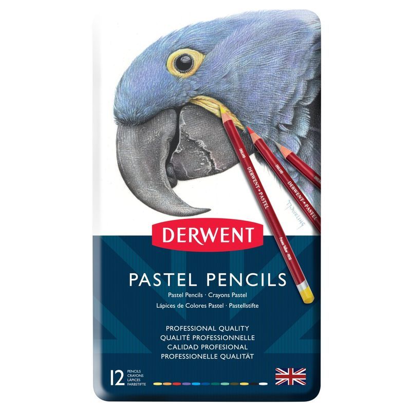 Derwent Pastel Pencil 12 pastellikynälajitelma
