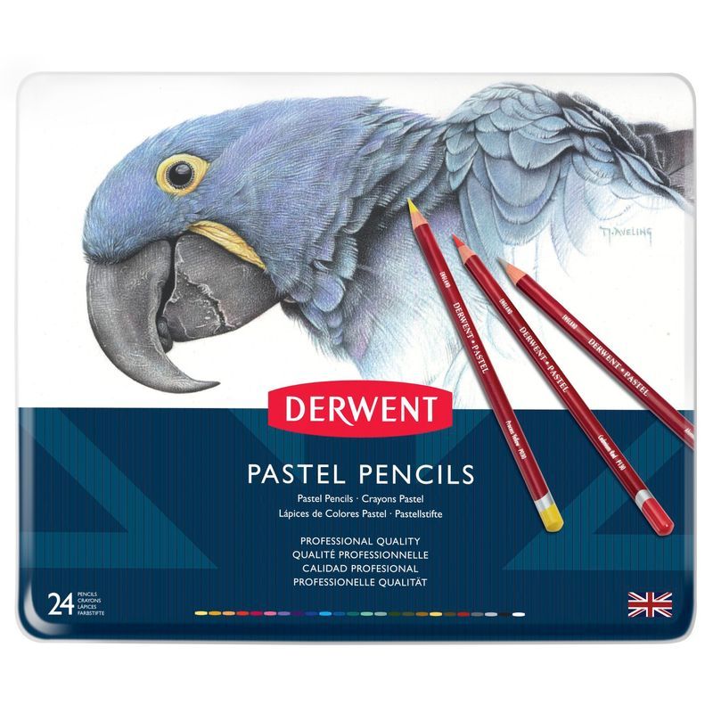 Derwent Pastel Pencil 24 pastellikynälajitelma